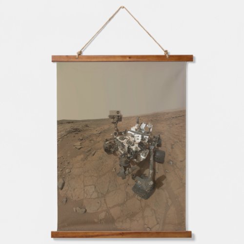Curiosity Rover On The Surface Of Mars Hanging Tapestry