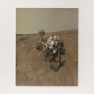 Curiosity Rover On The Surface Of Mars. Jigsaw Puzzle