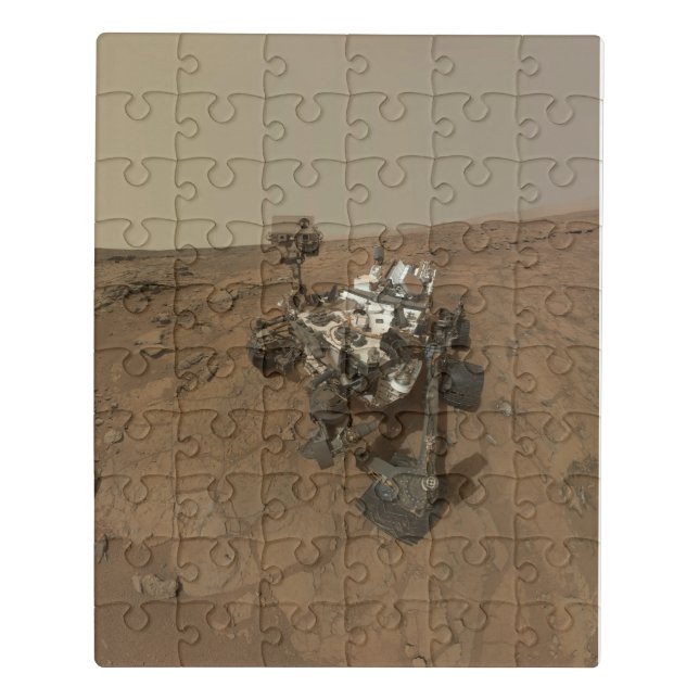 Curiosity Rover On The Surface Of Mars. Jigsaw Puzzle (Puzzle Vertical)