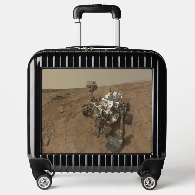 Curiosity Rover On The Surface Of Mars. Luggage (Front)