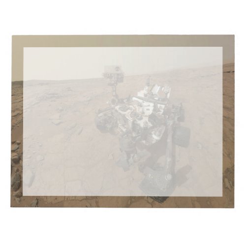 Curiosity Rover On The Surface Of Mars Notepad