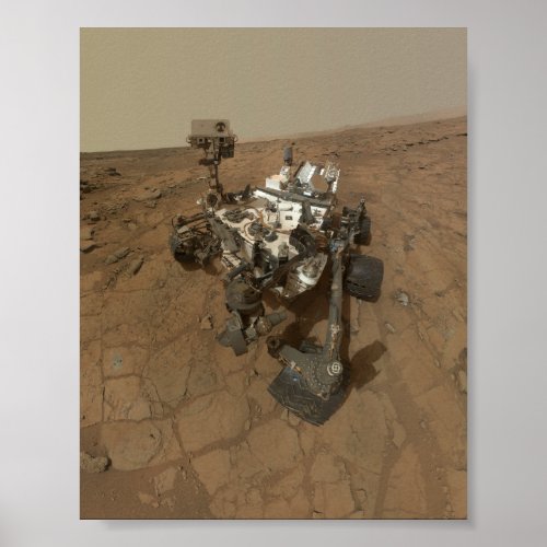 Curiosity Rover Poster