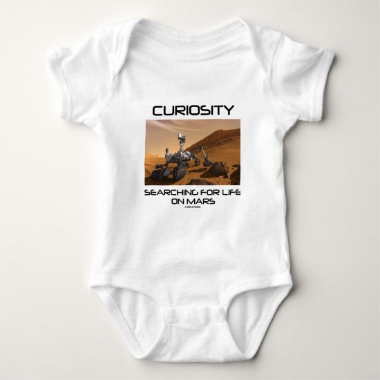 Curiosity Searching For Life On Mars (Mars Rover) Baby Bodysuit