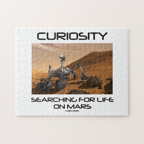 Curiosity Searching For Life On Mars (Mars Rover) Jigsaw Puzzle