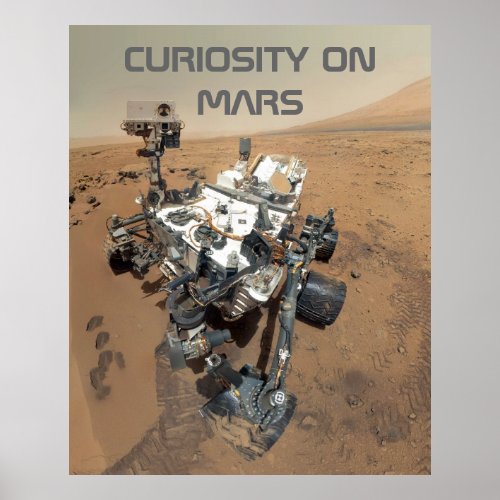 Curiosity Self_Portrait on Mars Poster