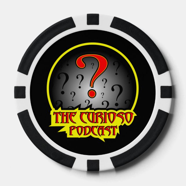 Curioso Podcast poker chip (Front)