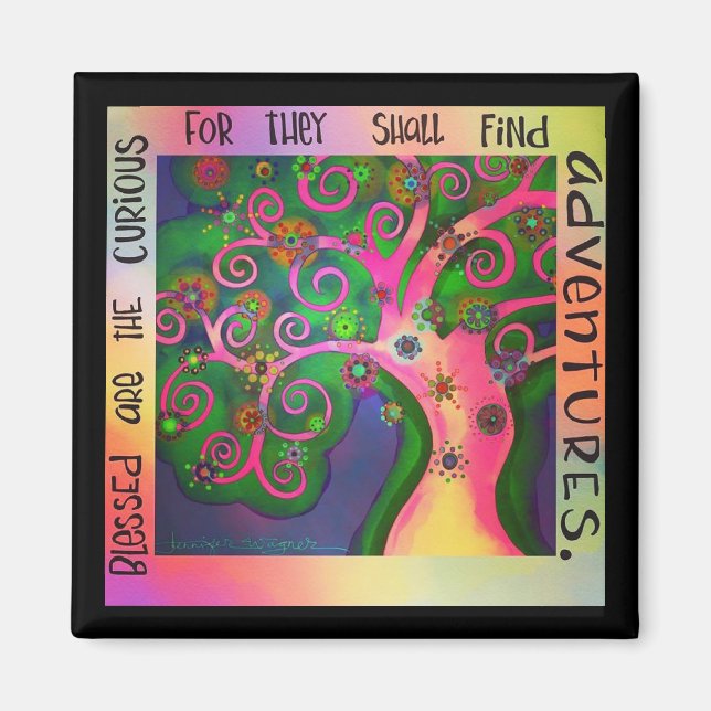 Curious Adventures Magnet (Front)