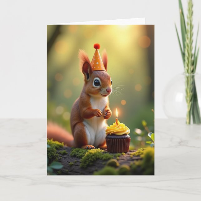 Curious Animal Party Card (Front)