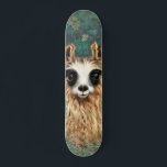 Curious Baby Llama - Cute Skateboard<br><div class="desc">Curious Baby Llama</div>