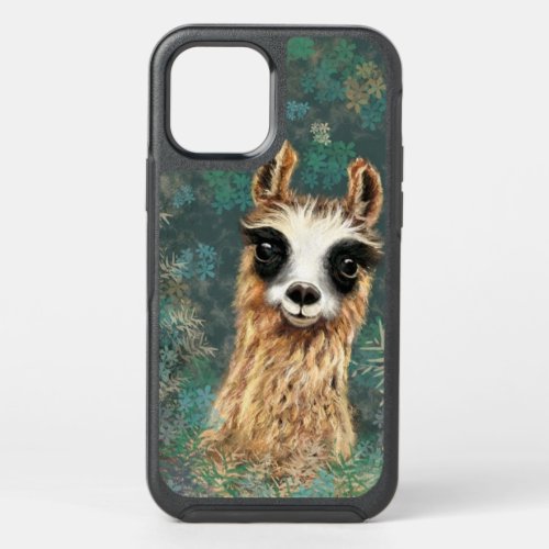 Curious Baby Llama _ Smile OtterBox Symmetry iPhone 12 Case