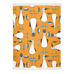 Curious Blue-footed bird Lamp Shade
