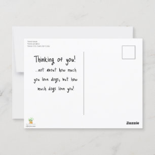 Curious Boy and His Whimsical Animals Postcard