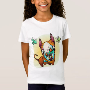 Curious BullTerrier Dog T-Shirt