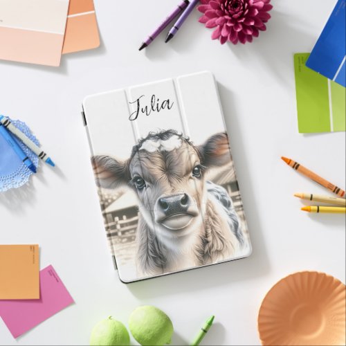 Curious Calf iPad Air Cover