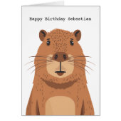 Curious Capybara Portrait (Front)