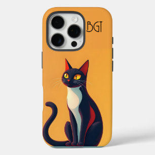 Curious Cat iPhone 16 Pro Case