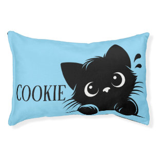 Curious Cat Pesonalized  Pet Bed