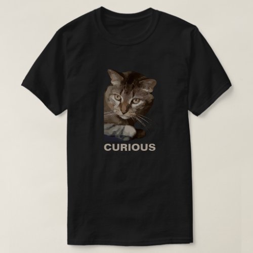 CURIOUS CAT T_Shirt