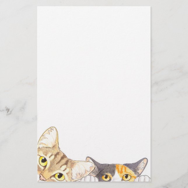 Curious Cats Stationery (Front)