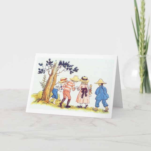 Curious Children, Greeting Card (Front)