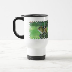 Curious Chipmunk Plastic Travel Mug