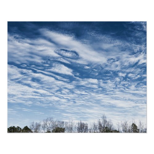 Curious Cirrus Clouds 2 Poster