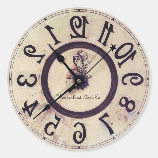 Curious Clock 1 Sticker (Front)