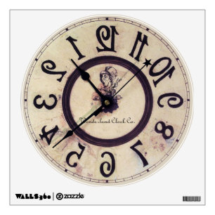 Curious Clock 1 Wall Decal