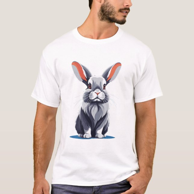 Curious Cottontail T-Shirt (Front)