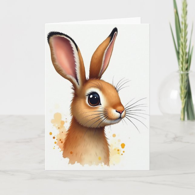 Curious Creature Portrait Card (Front)