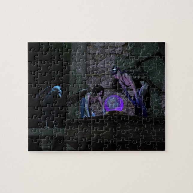 Curious Crow Faeries Jigsaw Puzzle (Horizontal)