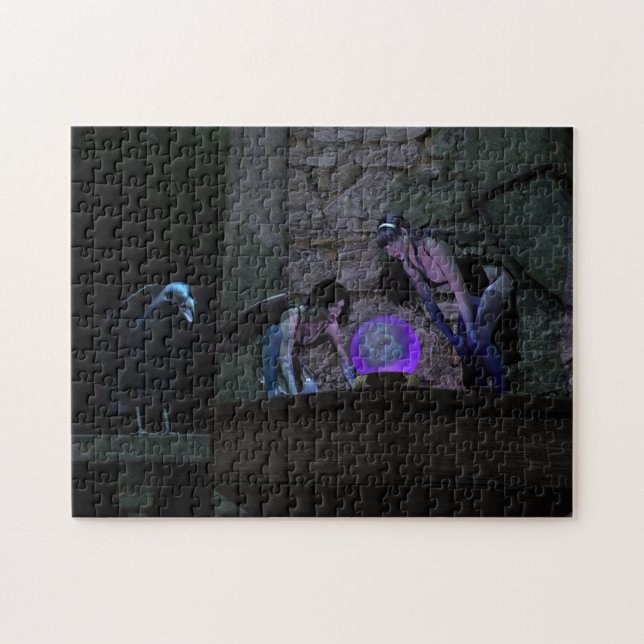 Curious Crow Faeries Jigsaw Puzzle (Horizontal)