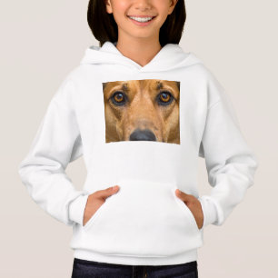 Curious Dog Watching Hoodie