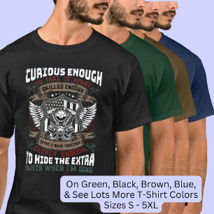 Curious Enough Take Apart Clever Hide Extra Parts T-Shirt