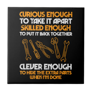 Curious Enough To Take It Apart Car Auto Garage Me Ceramic Tile