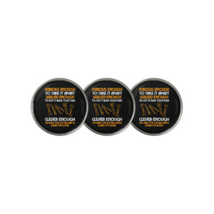 Curious Enough To Take It Apart Car Auto Garage Me Golf Ball Marker