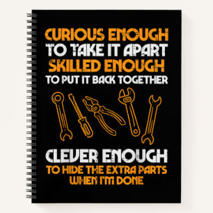 Curious Enough To Take It Apart Car Auto Garage Me Notebook