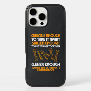 Curious Enough To Take It Apart Car Auto Garage Me iPhone 16 Pro Max Case