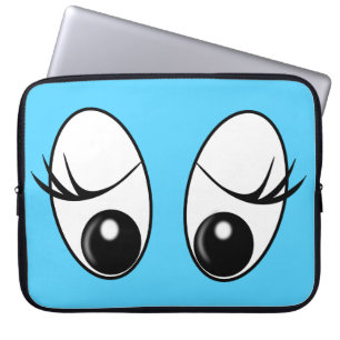 Curious Eyes Custom Colors Laptop Sleeve