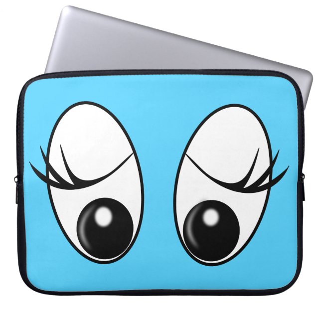 Curious Eyes Custom Colors Laptop Sleeve (Front)