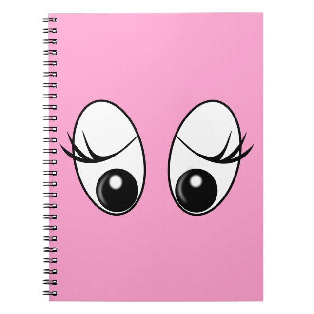Curious Eyes Custom Colors Notebook (Front)