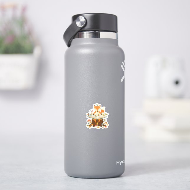 Curious Forest Reader Sticker (HydroFlask)
