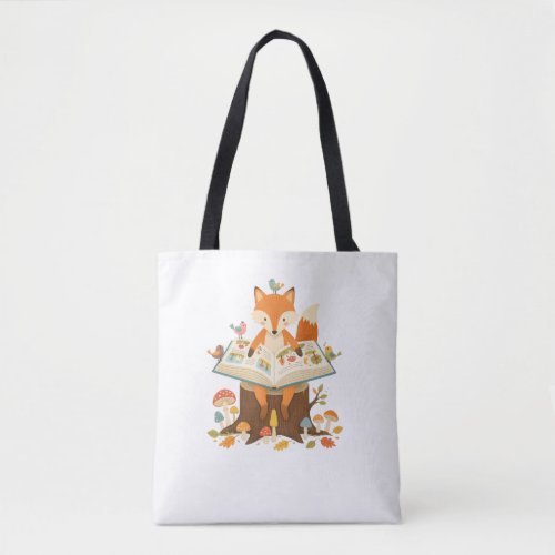 Curious Forest Reader Tote Bag