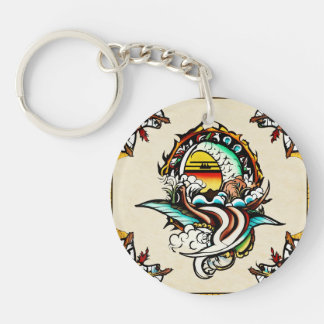 **Curious Fox Acrylic Keychain** Keychain