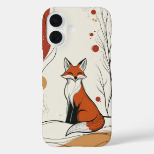 Curious Fox iPhone 16 Case
