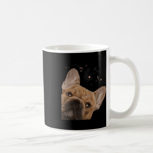 Curious Frenchie Dog French Bulldog  Coffee Mug