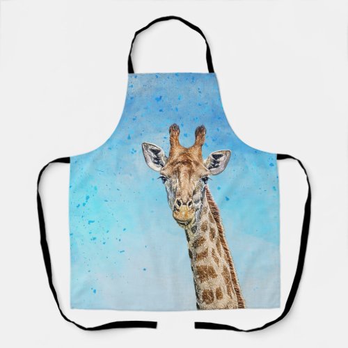 Curious Giraffe Apron