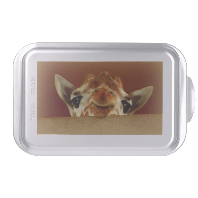 Curious Giraffe Cake Pan (Front)