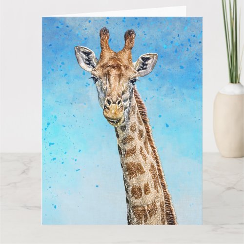 Curious Giraffe Card