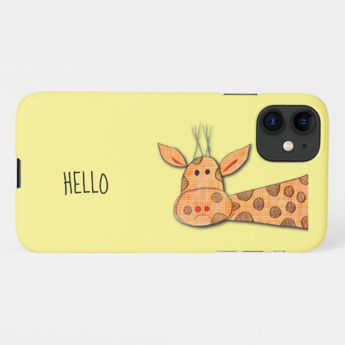 Curious Giraffe Cute Phone Case